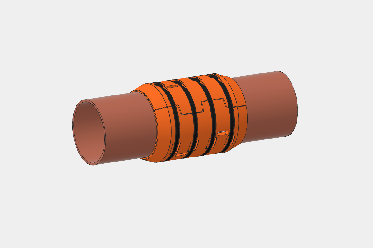 Engineering van een kunststof centralizer en matrijs