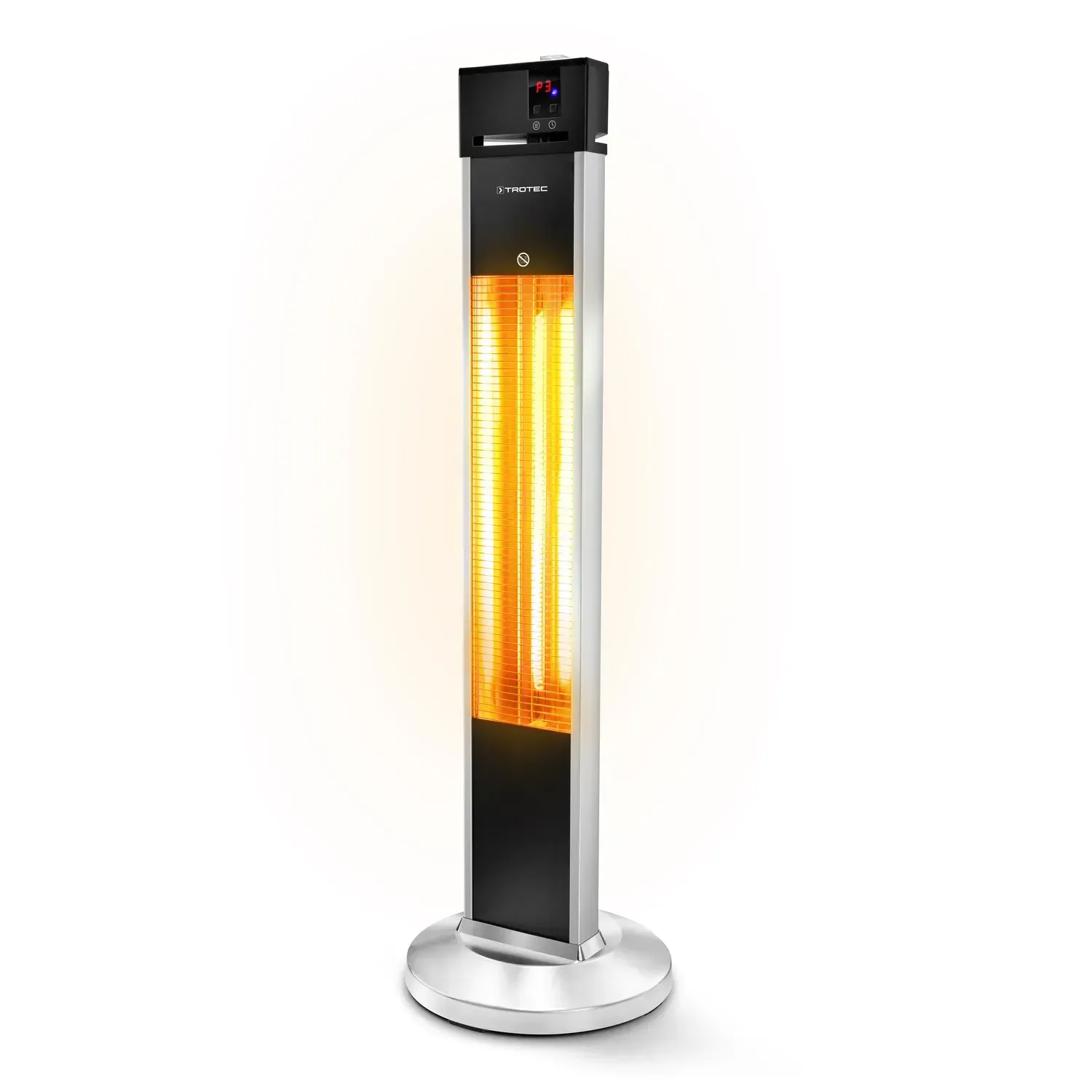 2kW Floor Standing Infrared Heater - Low Glare & 16 LED Colours – Ex-Display