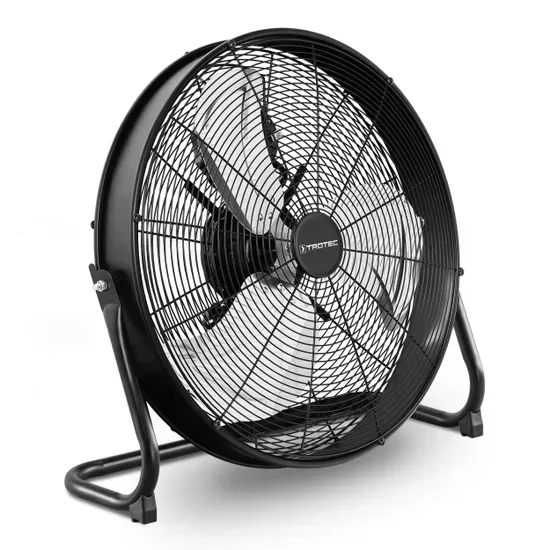 Trotec TVM 20 D Floor Fan – Powerful 3-Speed Cooling Fan with Adjustable Tilt
