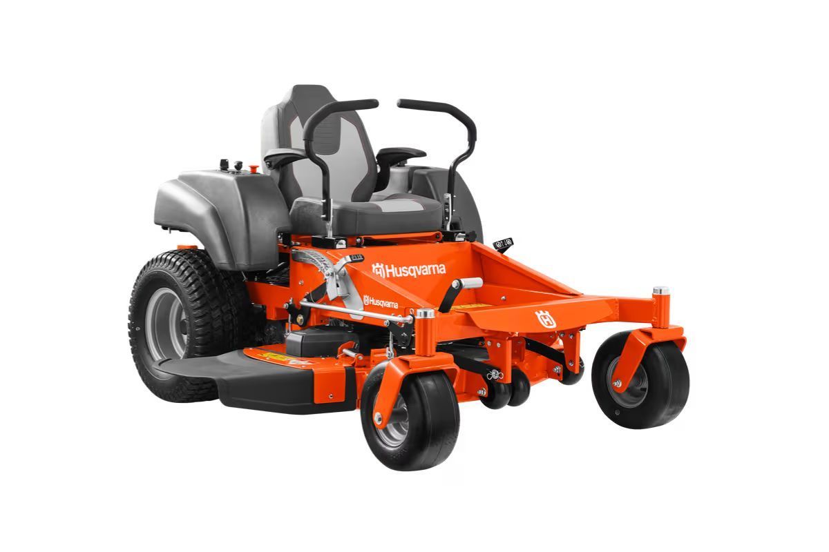 Orange Husqvarna Zero-turn Lawnmower — Tuggerah Outdoor Power in Tuggerah, NSW