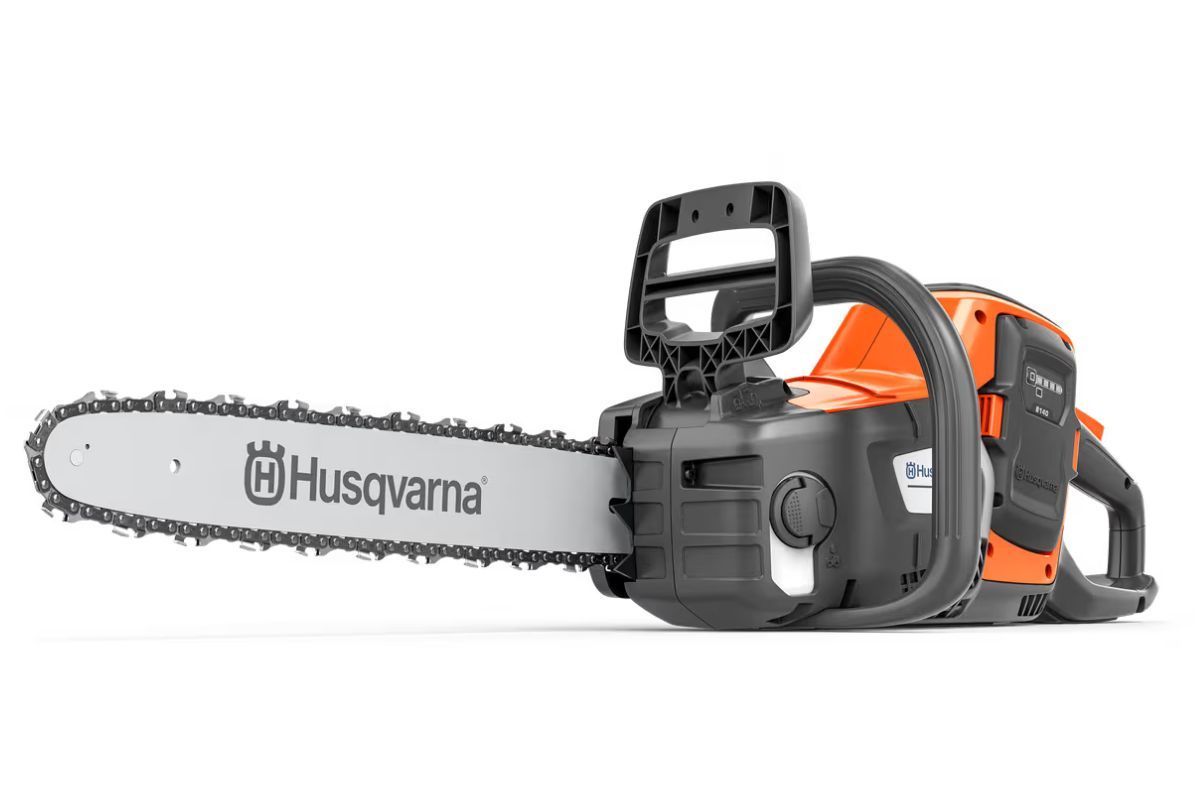 Husqvarna Orange and Black Chainsaw — Tuggerah Outdoor Power in Tuggerah, NSW