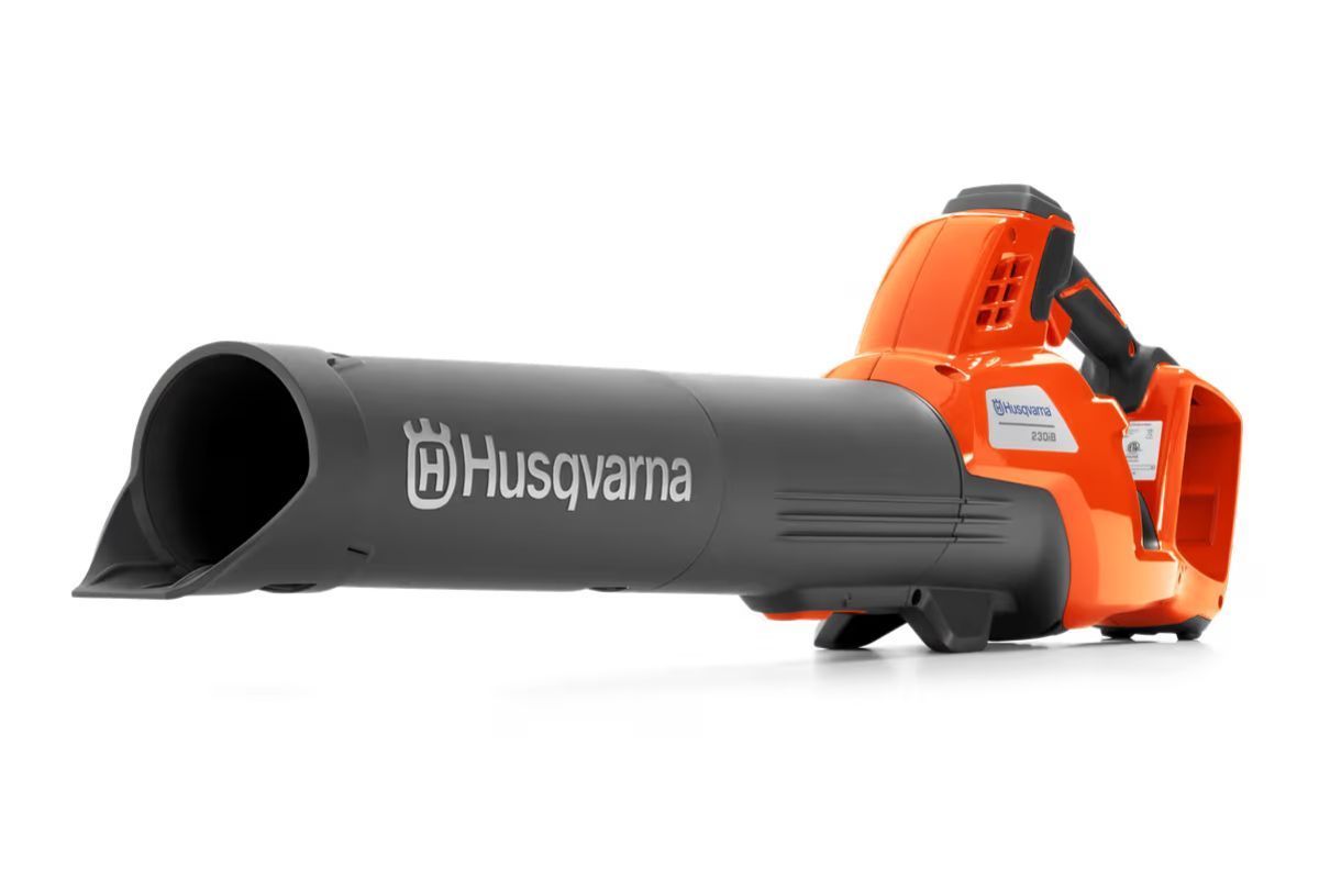 Orange And Black Husqvarna Handheld Leaf Blower — Tuggerah Outdoor Power in Tuggerah, NSW