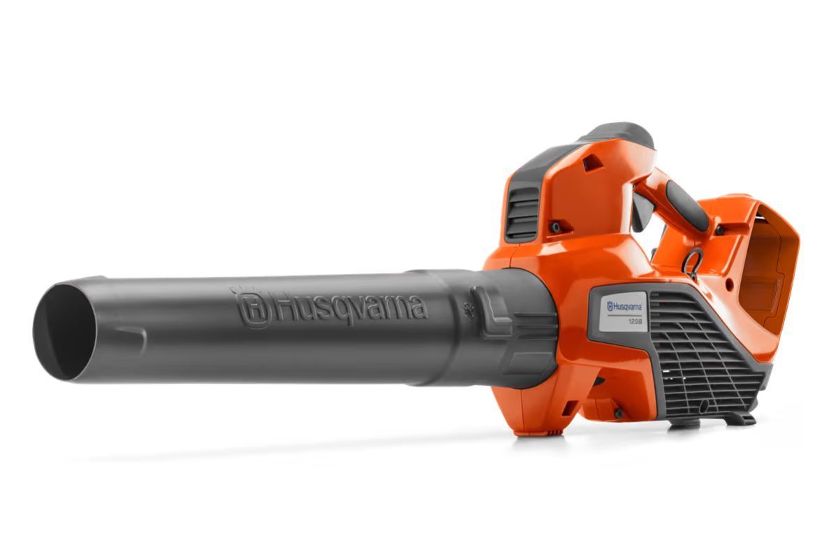 Orange And Black Husqvarna Handheld Leaf Blower — Tuggerah Outdoor Power in Tuggerah, NSW