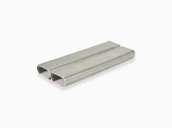 Hog ring staples.