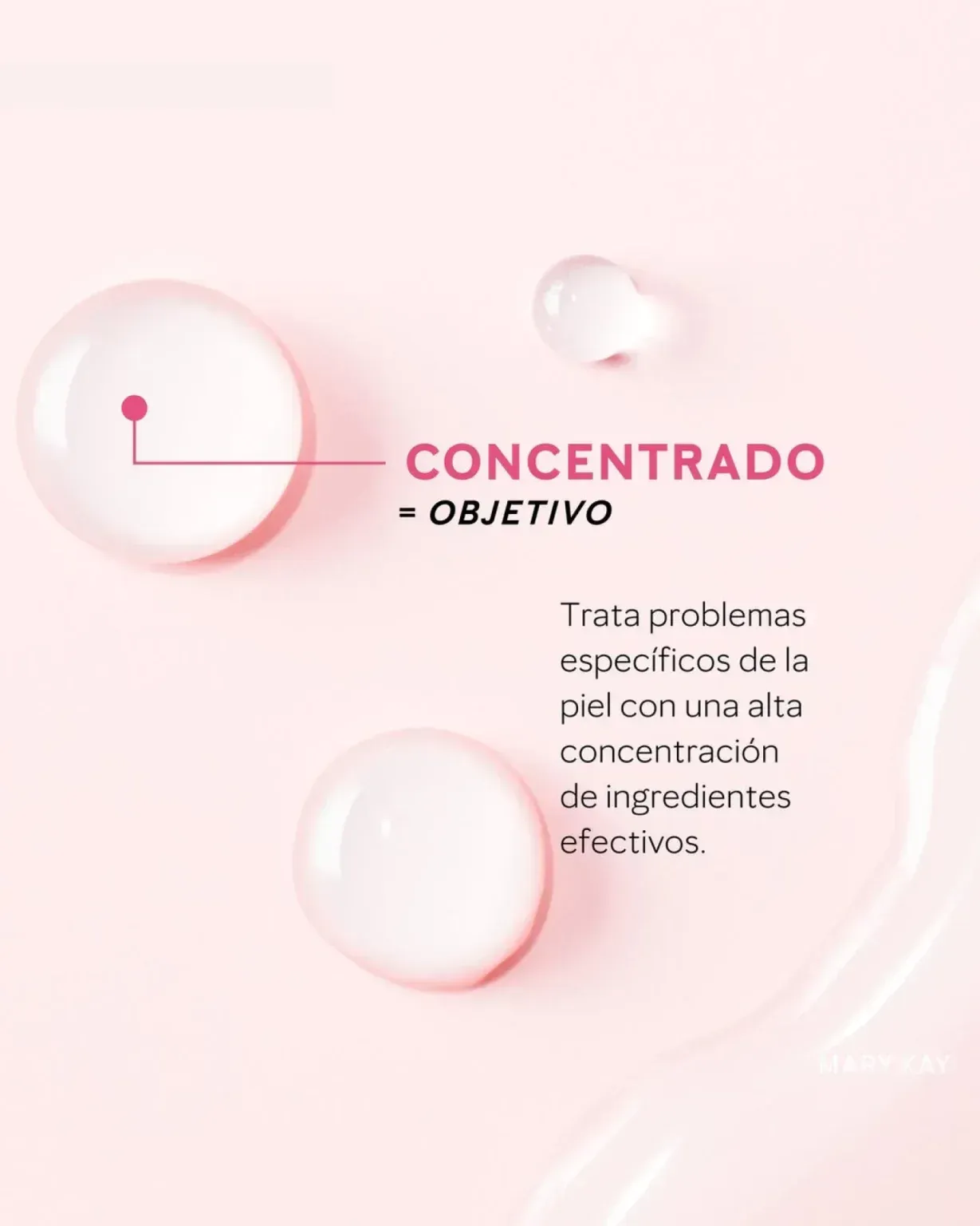 Frasco de sérum para el cuidado de la piel de Mary Kay Clinical Solutions con gotero sobre fondo blanco