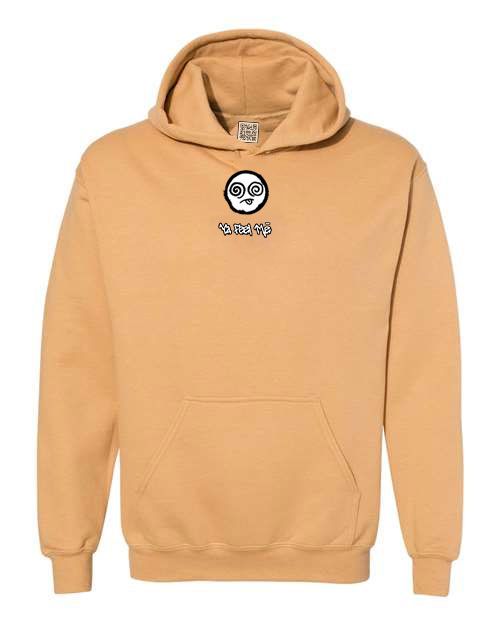 a hoodie with a colorful design on it