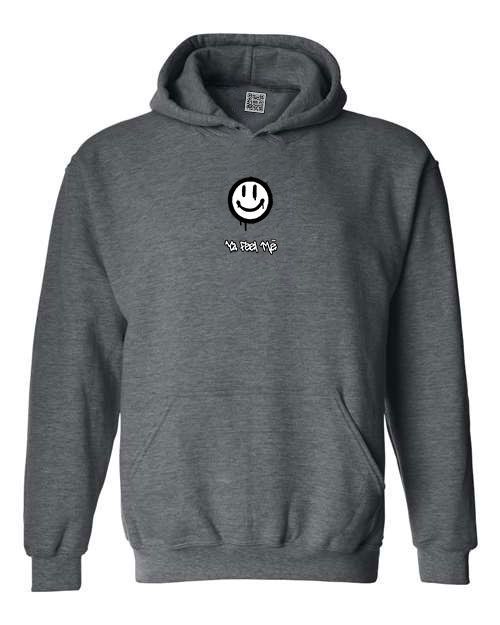 a hoodie with a colorful design on it