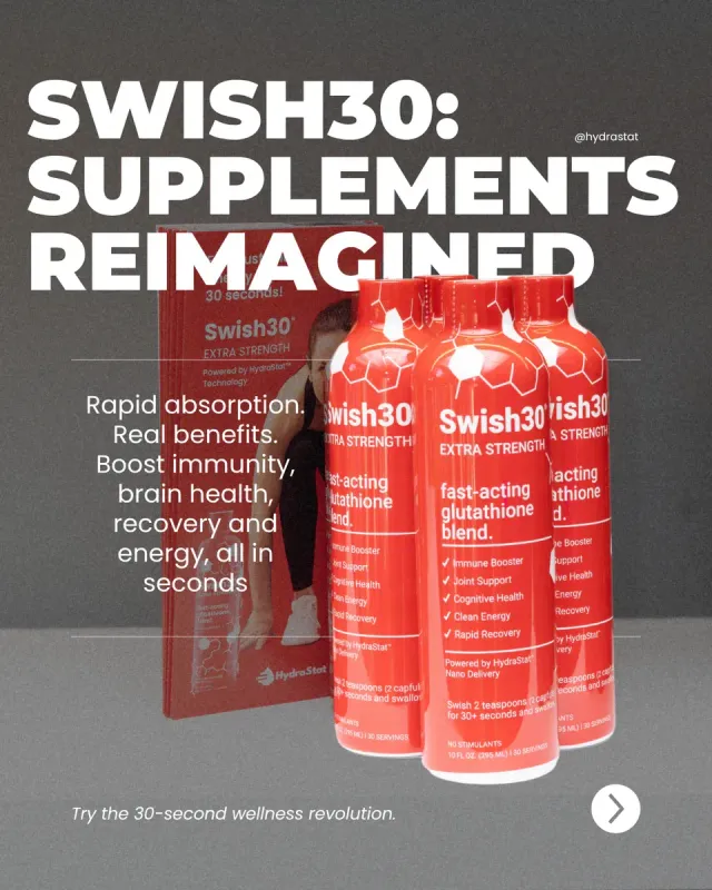 swish30 glutathione IV Therapy & Biohacking | MyIVSpa Peptide Therapy in Lexington, Dual Agonist Quantity:50 G