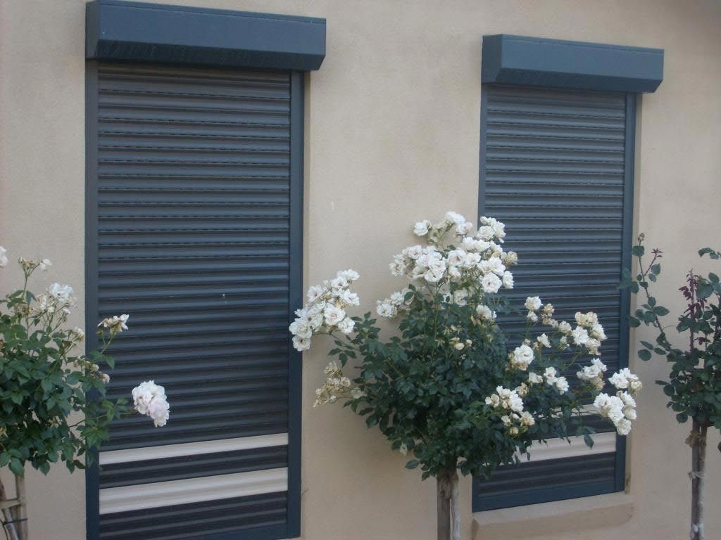 Blue Roller Shutters In Alice Springs For Windows