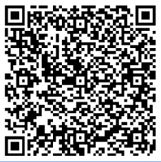 Black-and-white QR code on a white background