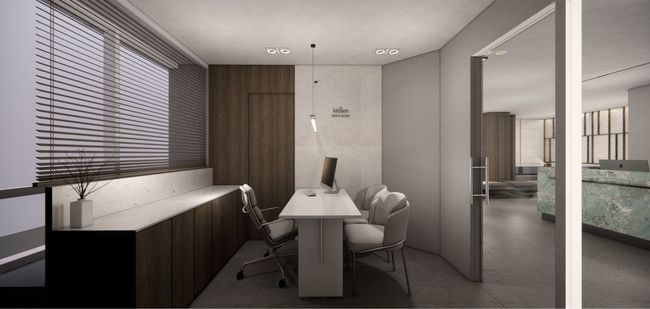 Doctor consultation room at Kleam Skin Clinic Myeongdong
