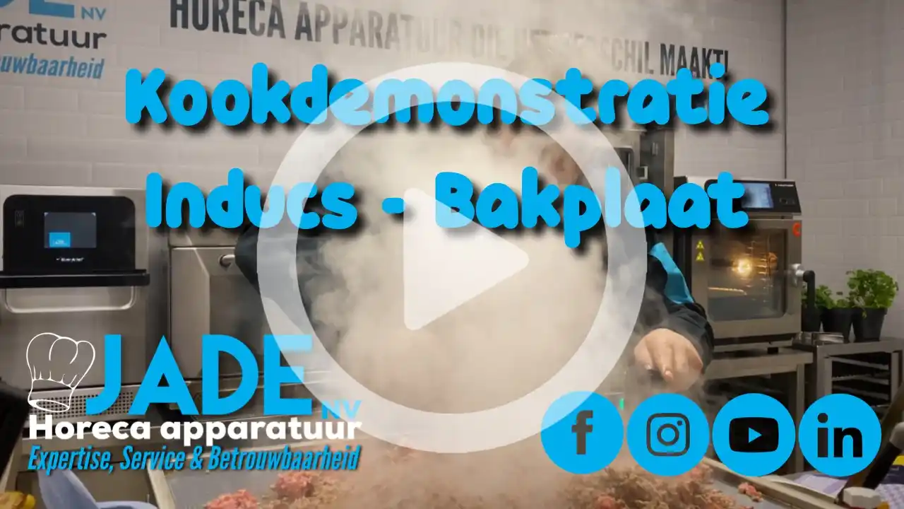 inducs bakplaat kookdemonstratie horeca apparatuur jade nv