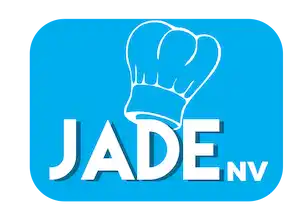 Logo jade nv met blauwe achtergrond