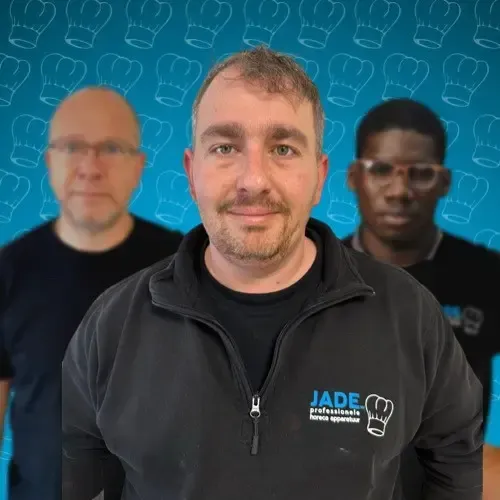 Equipe des techniciens de jade nv appareil horeca