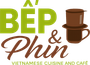 BEP & Phun Vietnamese cuisine and café logo with green and brown text and coffee cup icon