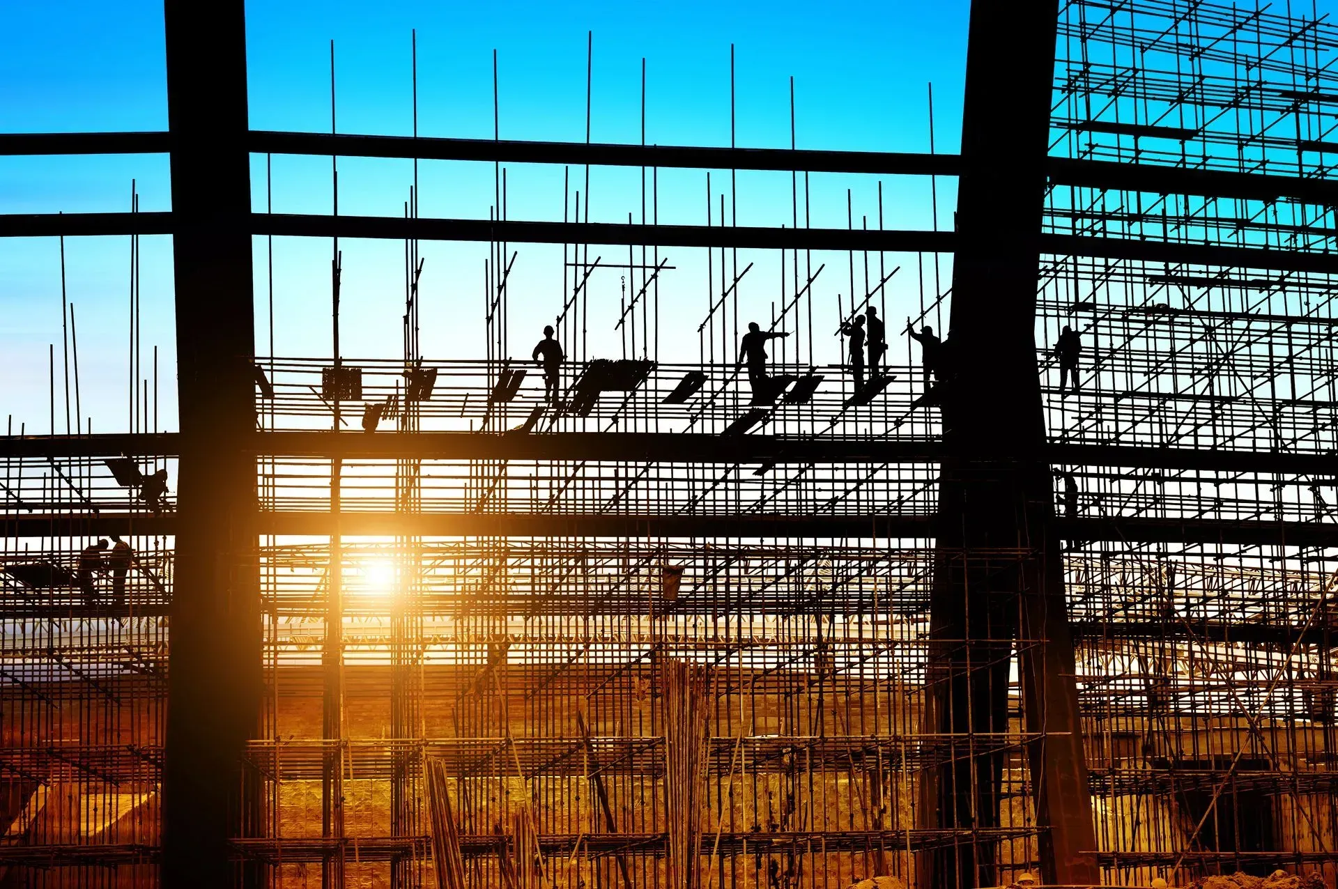 scaffolding in construction