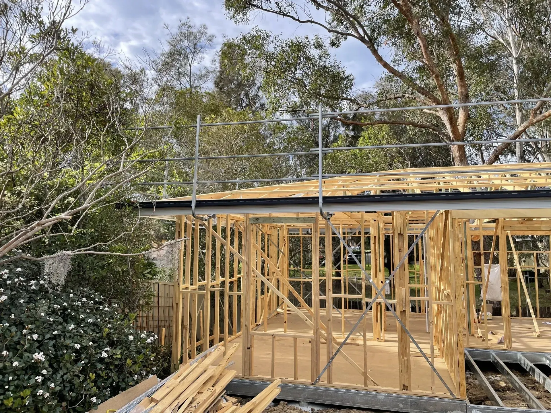 roof guard safety system for home building project