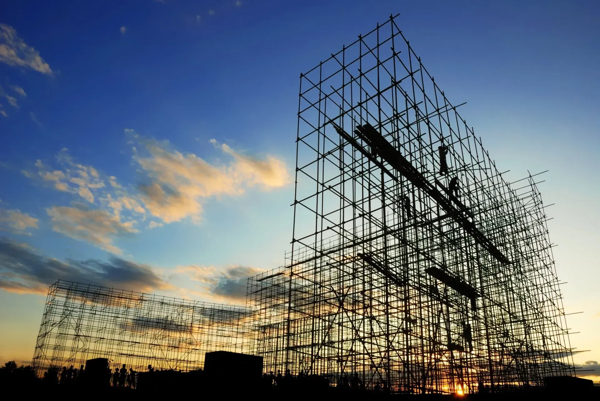 building scaffolding