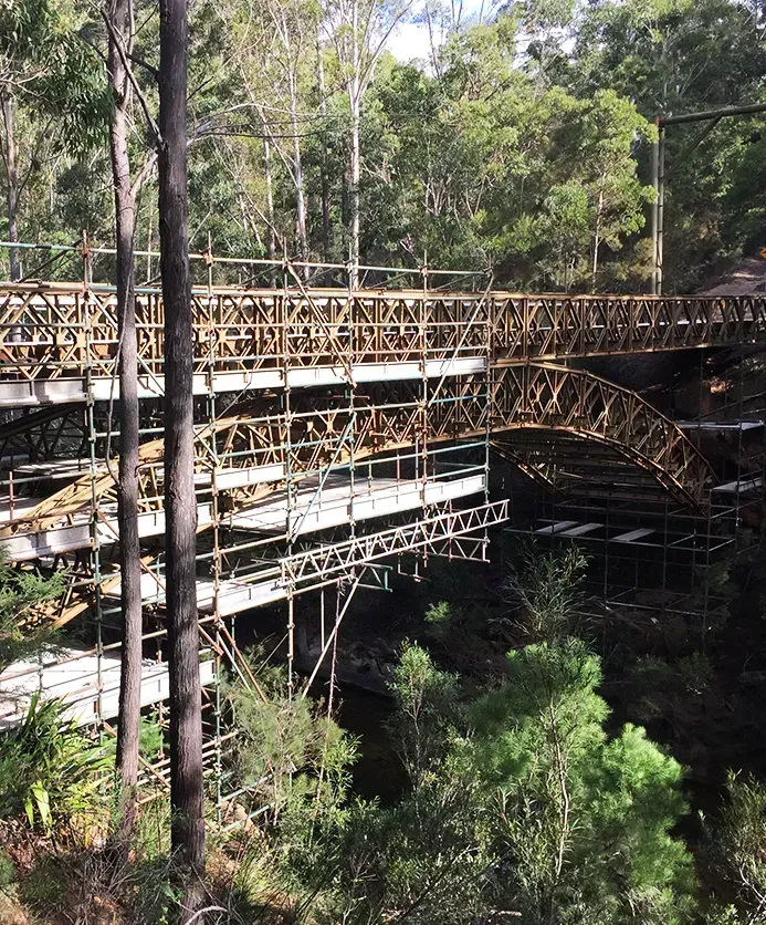 industrial scaffolding project