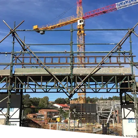 a commercial construction site