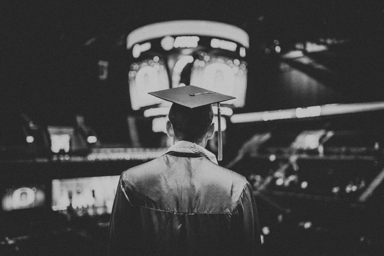 student in front of crowd | KC Auto Solutions