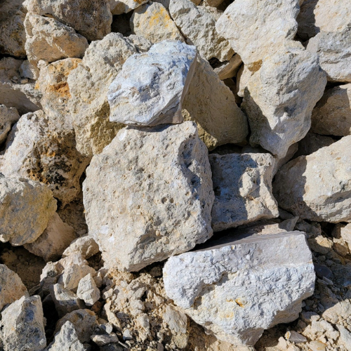 Rip rap stone used for sea walls.