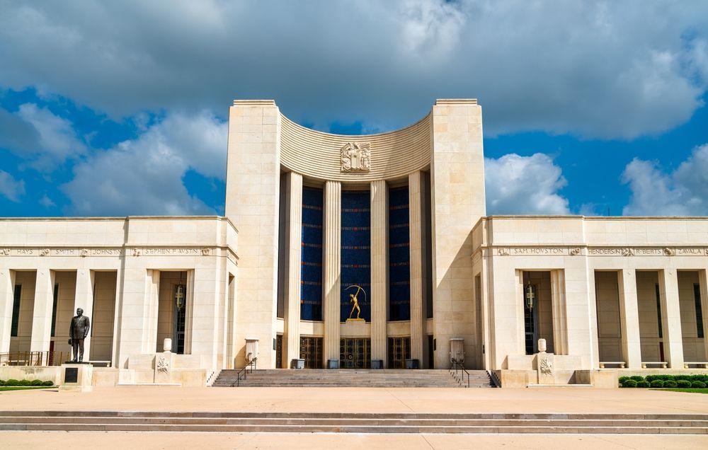 Hall of State in Fair Park built for the Texas Centennial Exposition in Dallas, United States