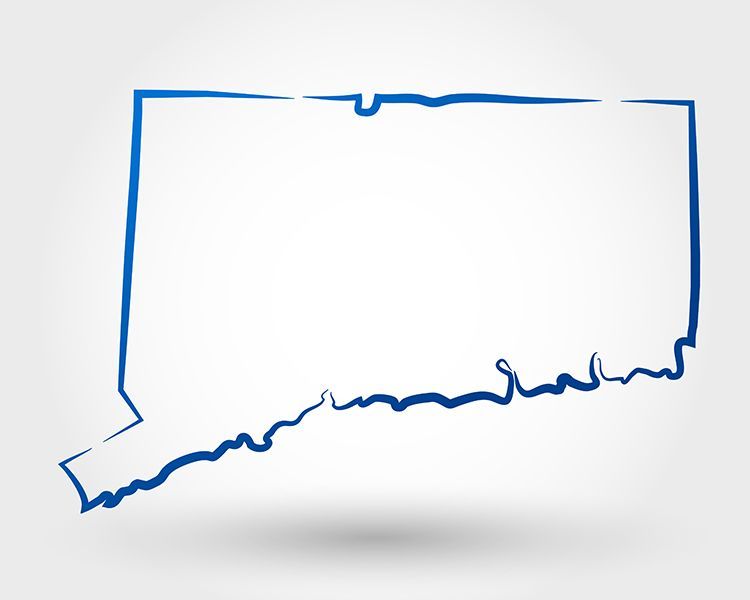 Map of Connecticut highlighting the statewide implementation of the 2026 Clean Slate Law for record sealing