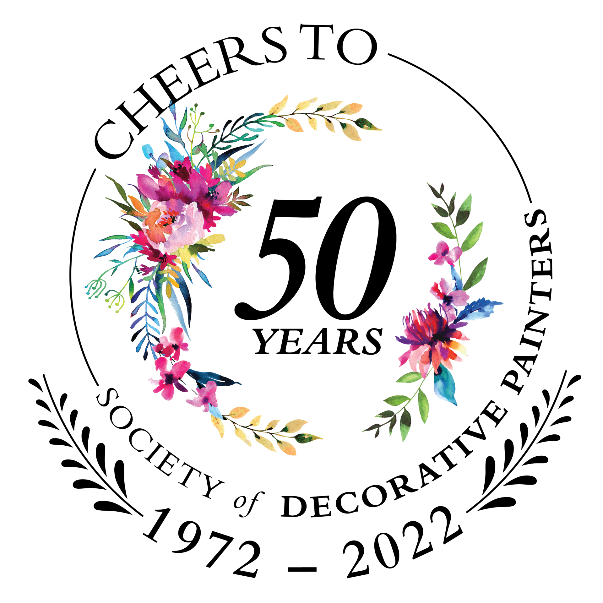 It is a logo for the society of decorative painters.