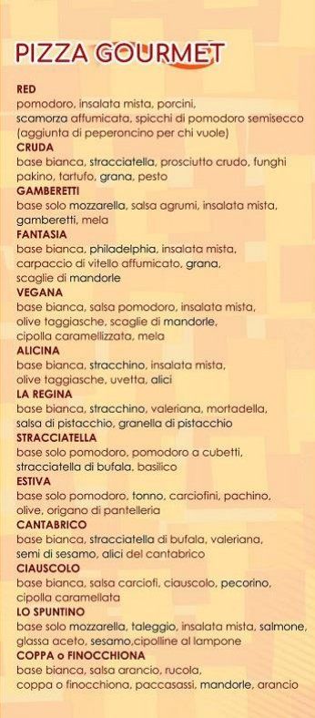 Lo spuntino menù