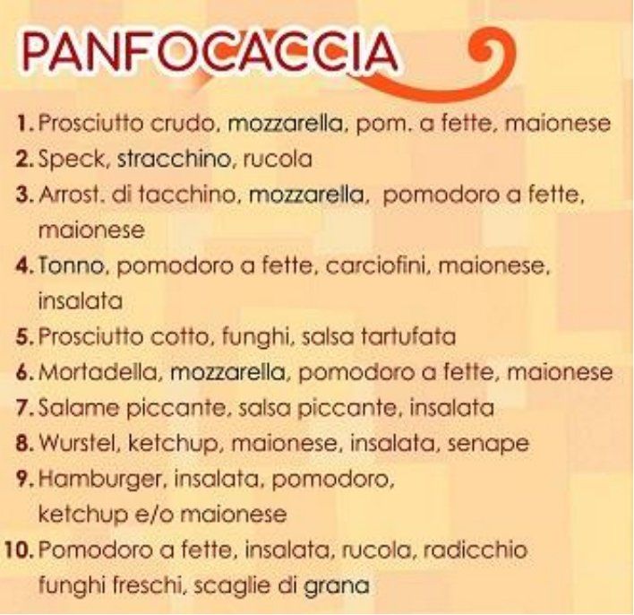 Lo spuntino menù