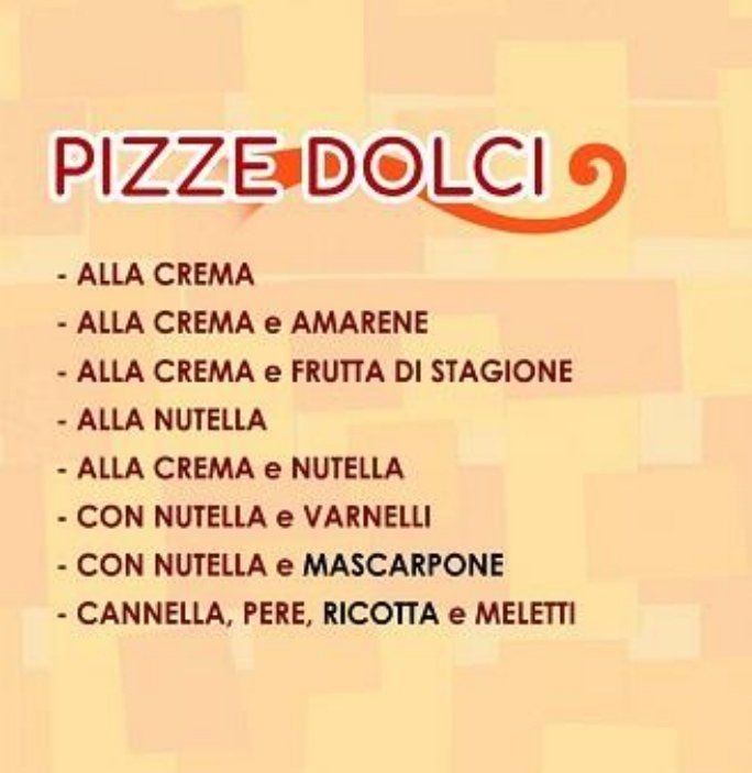 Lo spuntino menù