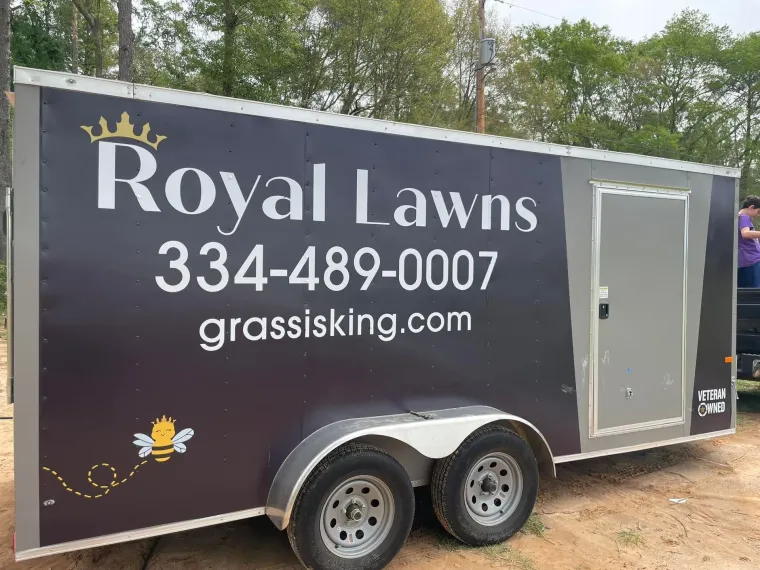 A trailer with