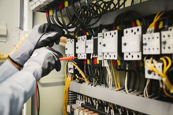 Electrical Engineer Doing Electrical Maintenance — Jacksonville, FL — Industrial Electric Testing, Inc. Electrical Engineer Doing Electrical Maintenance — Jacksonville, FL — Industrial Electric Testing, Inc.