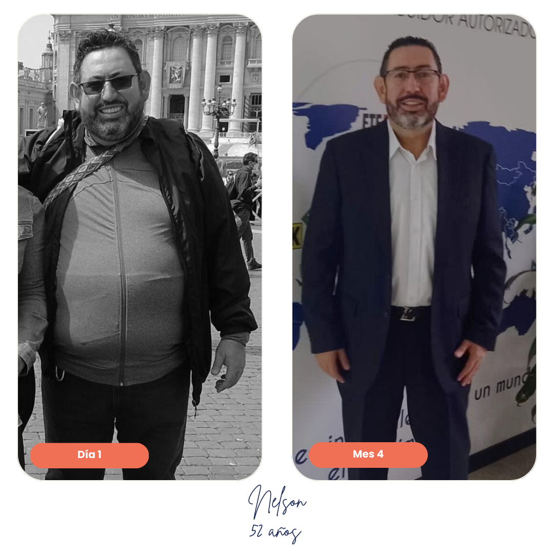 Resultados estéticos visibles en hombre luego del plan nutricional de Ken Diet System