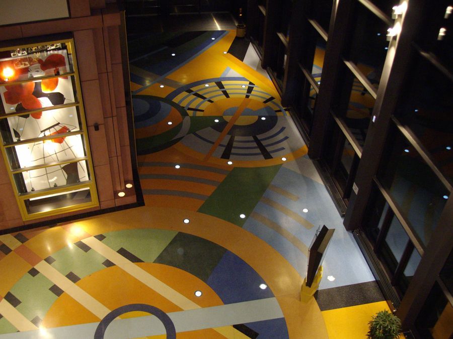 terrazo con leds