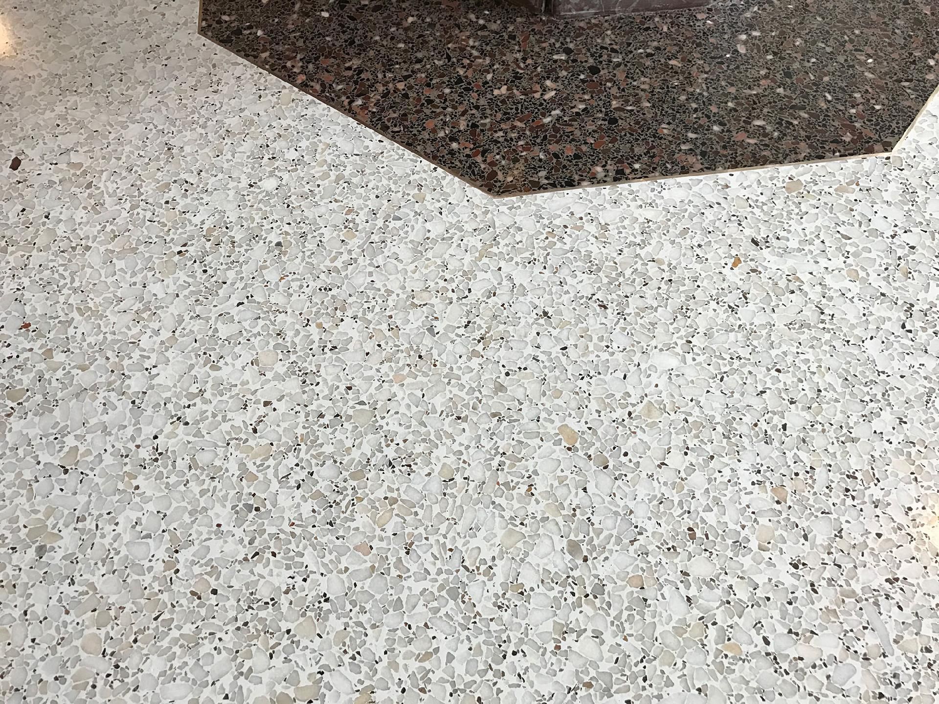 terrazo blanco