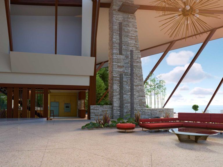 terrazo en la casa de los increíbles