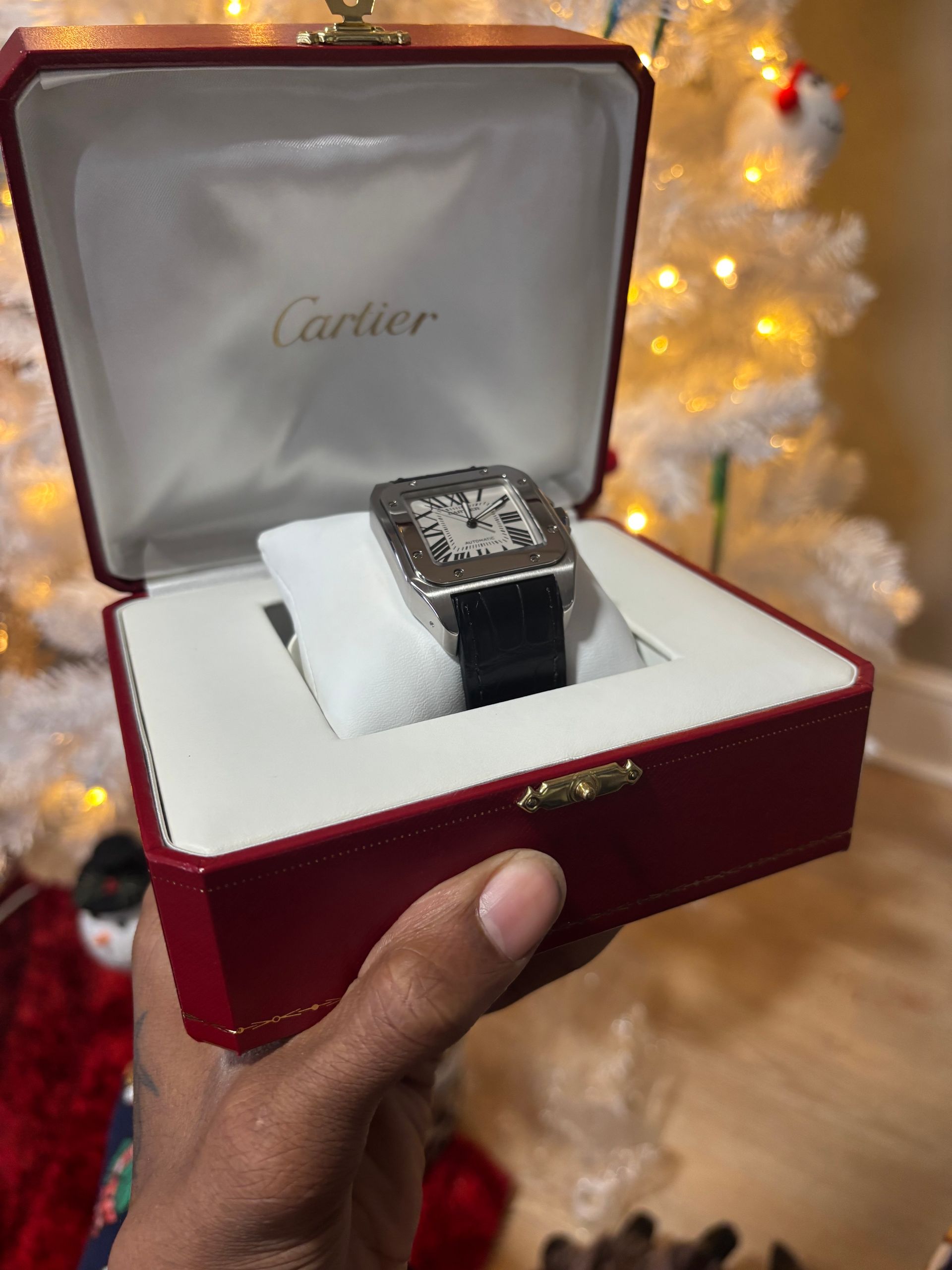 Mens 38mm Cartier Watch