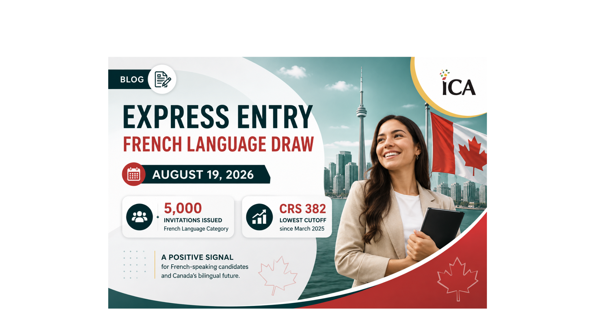 IRCC issued 5,000 French language Express Entry invitations at CRS 382