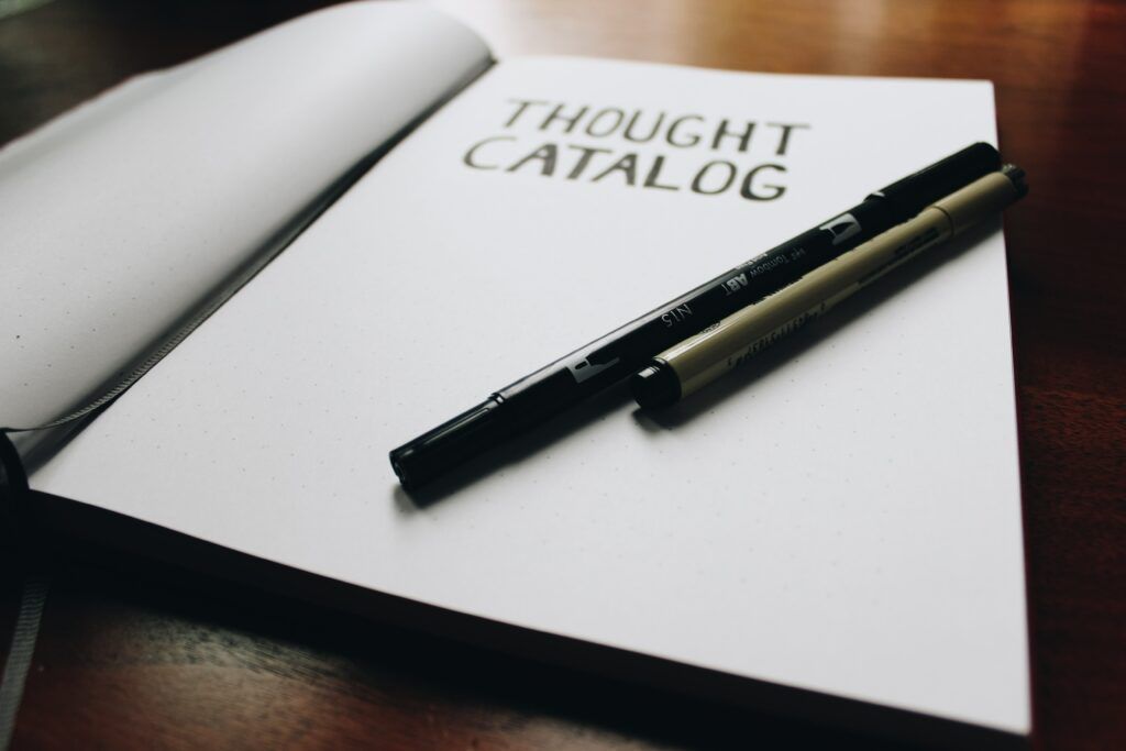 An open journal with