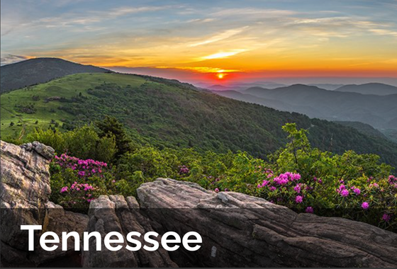 Tenessee Mountain Sunset