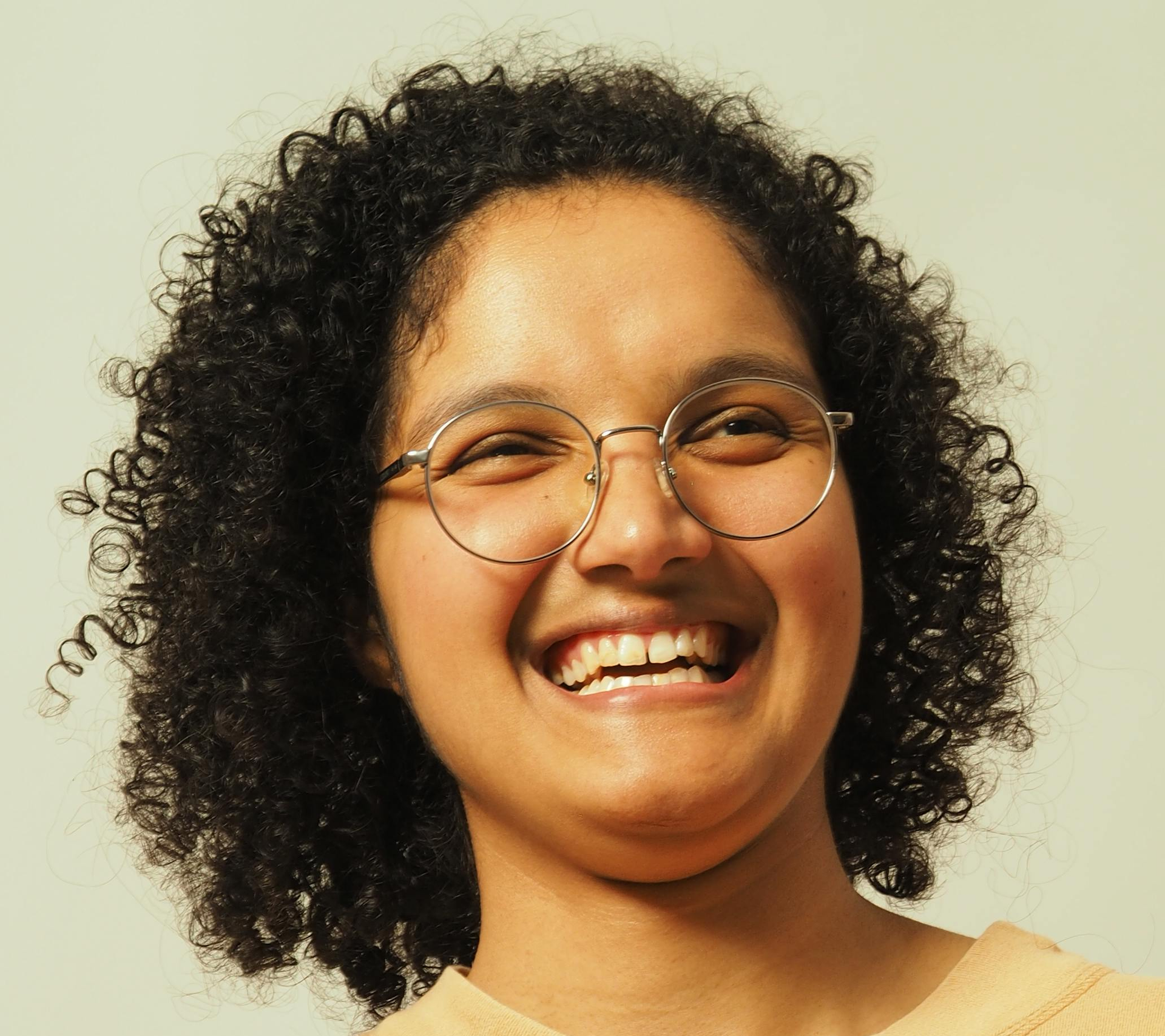 A smiling person