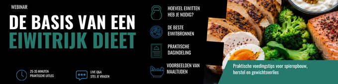 Dutch cookbook cover: bread, lentils, spinach and a bowl, with title “De basis van een eiwitrijk dieet”