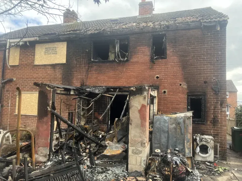 selling a fire damaged house in Doncaster, South Yorkshire