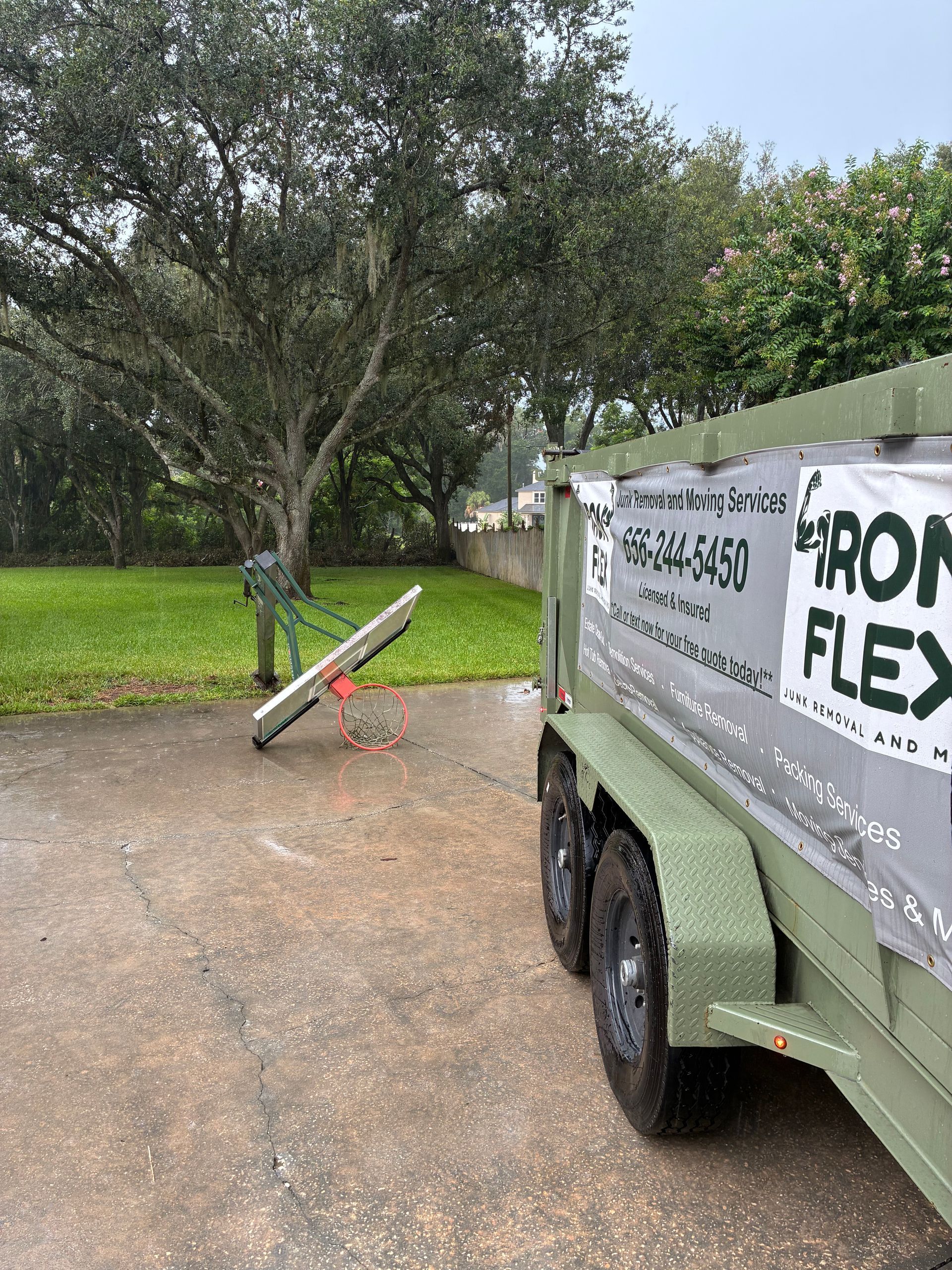 Basketball Goal Removal Services