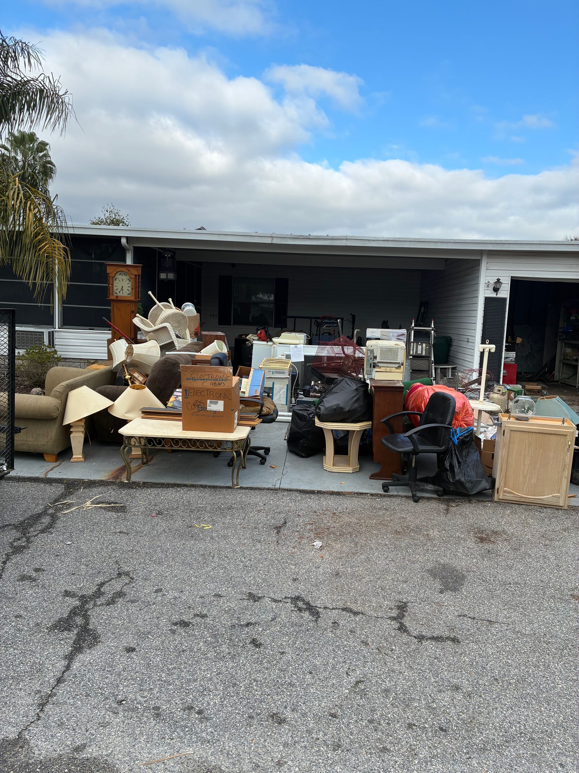 Garage Move Prep Cleanout