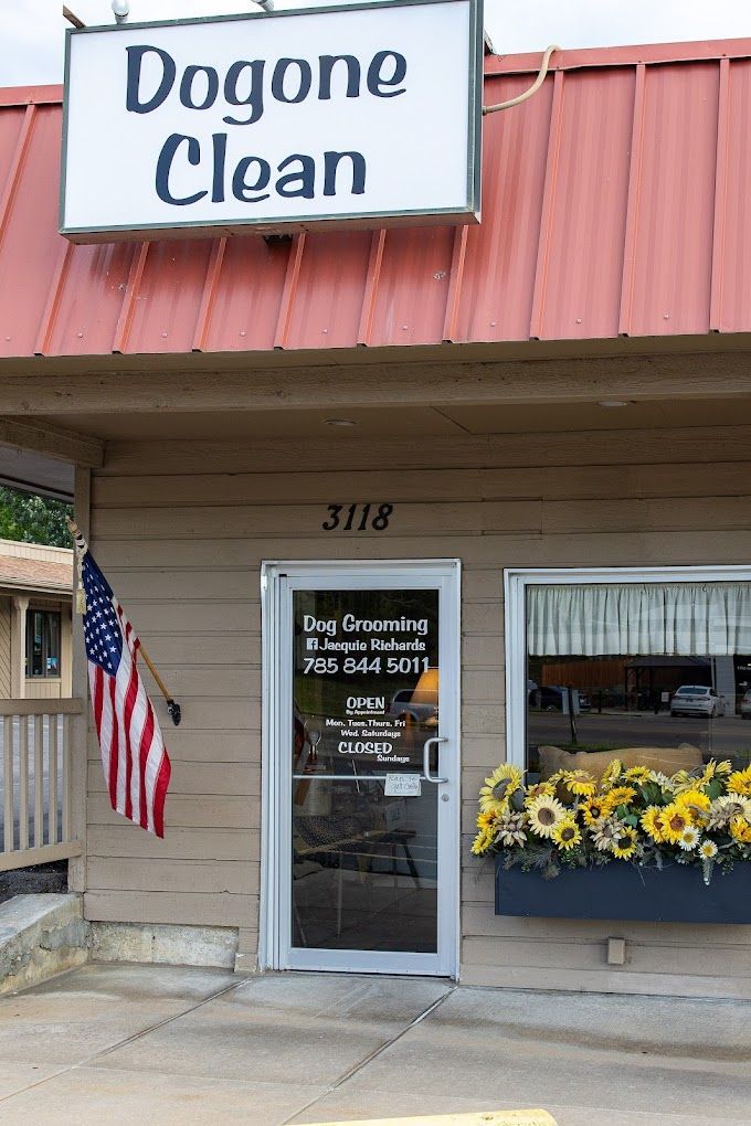 Located in the 29oakley Shopping Center, Dogone Clean offers a convenient and professional grooming experience designed to keep your furry family members looking and smelling their best. Understanding that every pet has a unique personality and coat type, their team is dedicated to providing gentle, personalized care that minimizes stress and maximizes comfort. Whether your dog needs a simple bath and brush-out to control shedding or a full haircut to stay cool and stylish, Dogone Clean provides a welcoming environment where safety and hygiene are top priorities.

Beyond the standard bath, this grooming salon focuses on the details that contribute to your pet's overall health, including nail trims, ear cleaning, and skin-care treatments. Their location within the 29oakley center makes it easy to drop your pet off for a spa day while you run errands nearby. With a reputation for patience and quality results, Dogone Clean is the trusted choice for Topeka pet owners who want their dogs to leave with a wagging tail and a fresh new look.