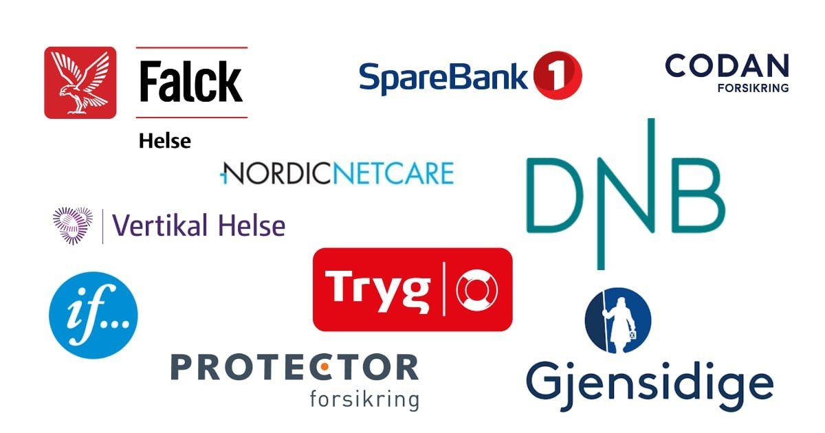 Godkjente forsikringer Klinikk Andøya