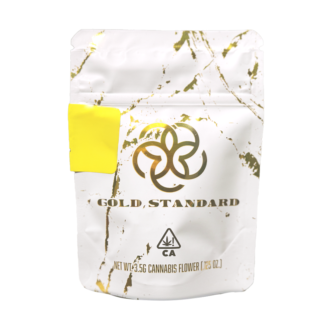 Gold Standard cannabis flower 3.5g bag